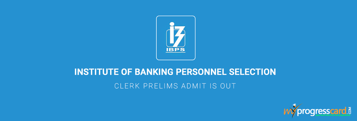 IBPS-Clerk-Prelims-Admit-card