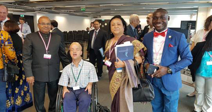 Thaawarchand Gehlot Attended Global Disability Summit 2018 in London, UK